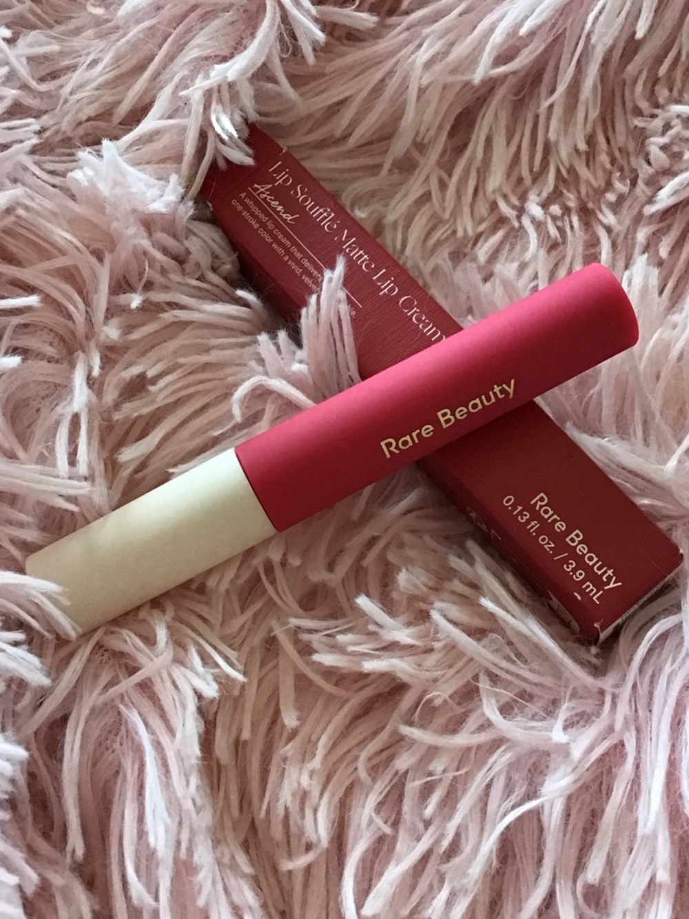 New Rare Beauty Lip Soufflé in Ascend Deep Fuchsia